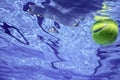 Tennis Summer Concept, Tennis Ball Underwater, Swimming Pool, SummerÂ 